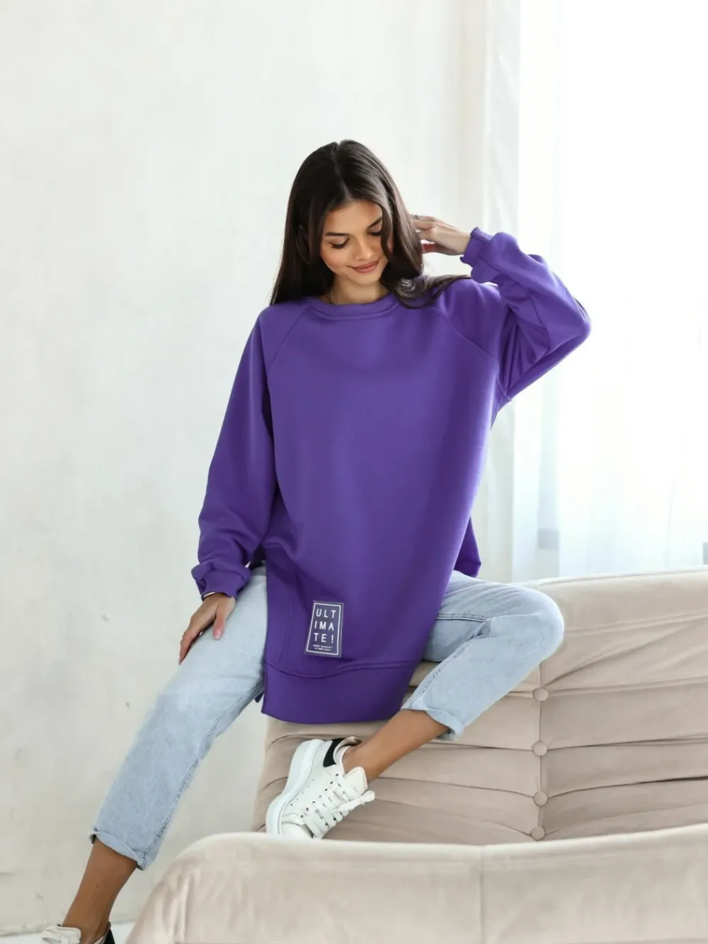 CandyTM BLUZA BAWEŁNIANA ULTIMATE FIOLETOWA