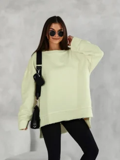 CandyTM BLUZA DRESOWA BAWEŁNIANA COMMO ŻÓŁTA