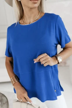 CandyTM BLUZKA BASIC NIEBIESKA