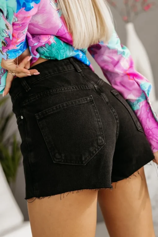 CandyTM SPÓDNICO-SPODENKI JEANSOWE CZARNE