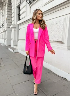 CandyTM SPODNIE CYGARETKI CAMERON W KANT NEONOWY RÓŻ