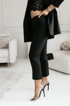 CandyTM SPODNIE CYGARETKI CAMERON W KANT CZARNE