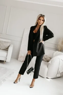 CandyTM SPODNIE CYGARETKI CAMERON W KANT CZARNE