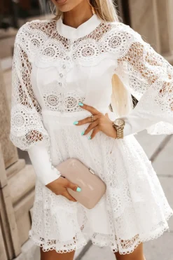 CandyTM SUKIENKA KORONKOWA LIONEL BIAŁA