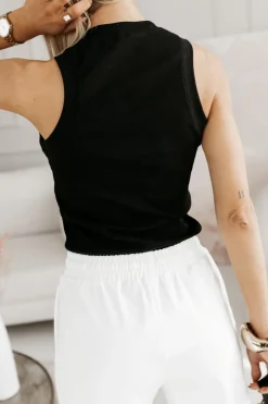 CandyTM TOP BOKSERKA LIVE FOR CZARNY