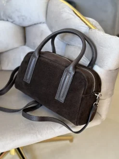 CandyTM TOREBKA KUFEREK PREMIUM ZE SKÓRY NATURALNEJ CZEKOLADOWA