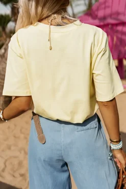 CandyTM T-SHIRT BAWEŁNIANY KOLIBER ŻÓŁTY