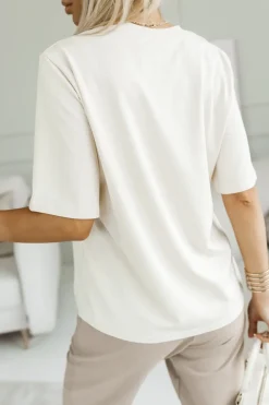 CandyTM T-SHIRT BAWEŁNIANY MARGARITA BEŻOWY