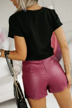 CandyTM T-SHIRT BAWEŁNIANY SERIES OF MINIMALISM CZARNY