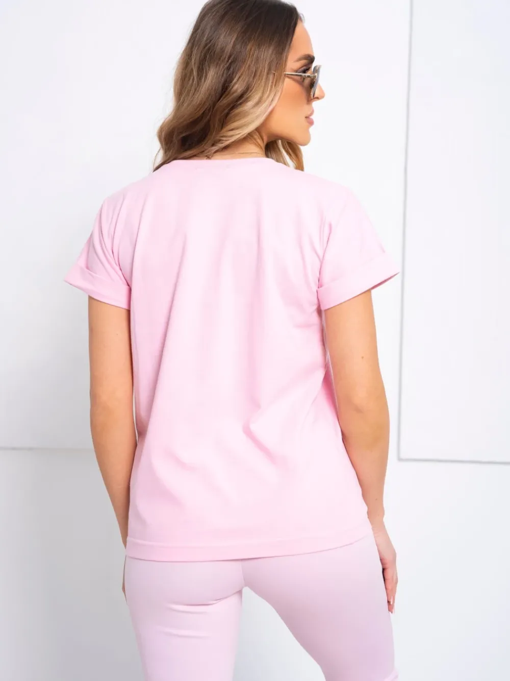 CandyTM T-SHIRT BAWEŁNIANY Z PIESKIEM RÓŻOWY