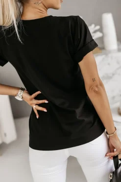 CandyTM T-SHIRT FRUIT CZARNY