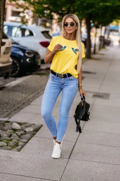 CandyTM T-SHIRT KOLIBERKI ŻÓŁTY