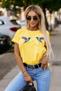CandyTM T-SHIRT KOLIBERKI ŻÓŁTY