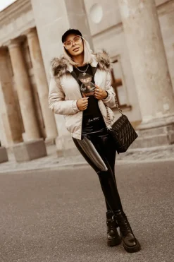 CandyTM T-SHIRT TEDDY BEAR CZARNY