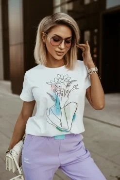 CandyTM T-SHIRT WOMAN BIAŁY